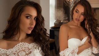 A hot bride changed her mind and ran away from the wedding