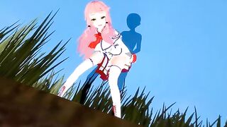 Hentai Kaifuku with Flare Arlgrande, where she gets fucked and experiences something new for the first time (POV)