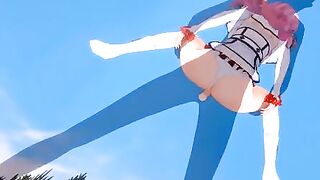 Hentai Kaifuku with Flare Arlgrande, where she gets fucked and experiences something new for the first time (POV)