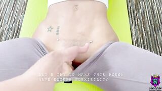 Naive yoga student gets her pussy smashed after stretching class