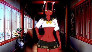The succubus is too hot, so I can't refuse sex