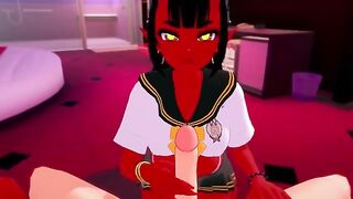 The succubus is too hot, so I can't refuse sex