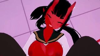 The succubus is too hot, so I can't refuse sex