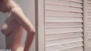Cute schoolgirl gets her pussy filled with cum and facial