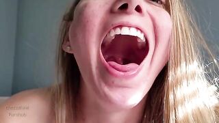 Spit and drool tour of my mouth hole
