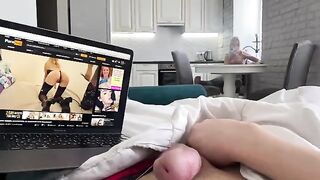She caught me jerking off and offered to help with her mouth