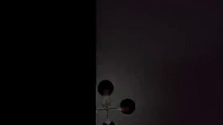 Mei has fun in the bathroom with a huge cock