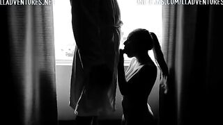 Slutty girl fucks with her boyfriend during the quarantine period