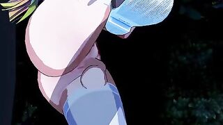 Shura Kirigakure in 3D animated porn action