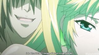 Horny girl from Hentai gets her pussy double penetrated