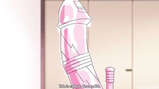 Horny girl from Hentai gets her pussy double penetrated