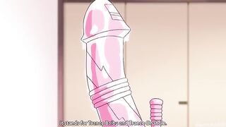 Horny girl from Hentai gets her pussy double penetrated