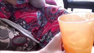 The blonde MILF stepmom, Brianna Beach, welcomes her stepson home with open arms
