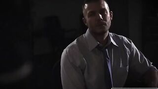 Shady reporter fucked Evelyn Claire in the office for exclusive dirt