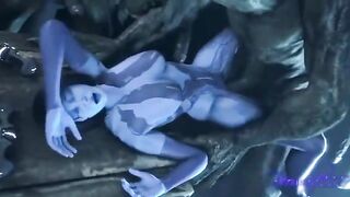 Cortana is being fucked by all the Spartans