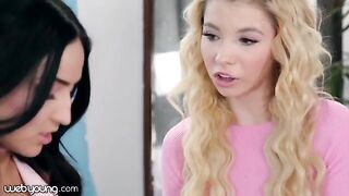 A girl has a hard sex with her best friend, whom she has a crush on