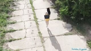 The guy spied on a girl taking a piss with his drone and fucked her for cash