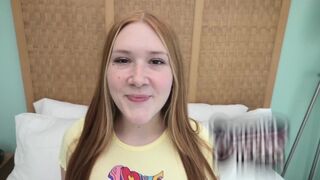 Redhead teenage starlet gets fucked at her casting porn audition