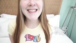 Redhead teenage starlet gets fucked at her casting porn audition