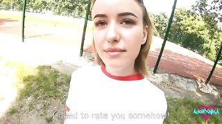 She fucked with the teacher to get a good mark in this steamy xxx scene
