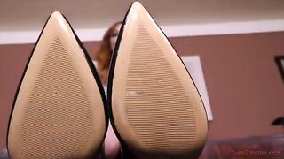 The Office Bully returns to haunt her victim in this intense Femdom scene