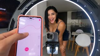 Public Masturbation Challenge with Martina Smith using Lush in risky spots
