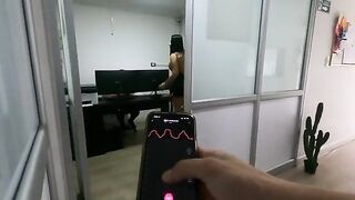 Public Masturbation Challenge with Martina Smith using Lush in risky spots