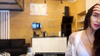 A hot MILF has an intense orgasm and receives a creampie