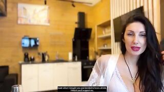 A hot MILF has an intense orgasm and receives a creampie