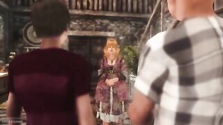 Harry Potter has a steamy encounter with Ginni, the alluring sister, in this explicit 3D hentai parody