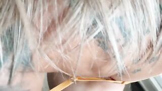 A hot girl with deep blue eyes gets fucked hard in POV