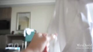 Relaxing on Vacation with a Stunning Blonde - Intense Action