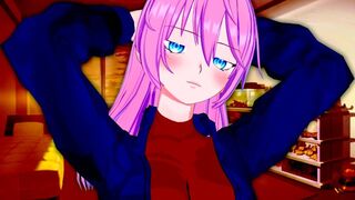 Shikimori Micchon gets fucked from behind in hentai