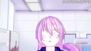 Shikimori Micchon gets fucked from behind in hentai