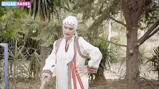 A hot Greek MILF gets her ass gapped by a horny farmer on Sugarbabestv