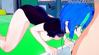 High School DxD Xenovia Quarta gets fucked hard in this hot hentai scene