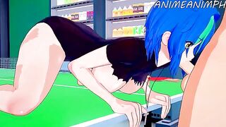 High School DxD Xenovia Quarta gets fucked hard in this hot hentai scene