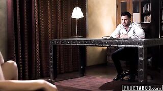 Sex Addict Charlotte Sins Convinces Her Sex Counselor to Relapse in a Taboo Session