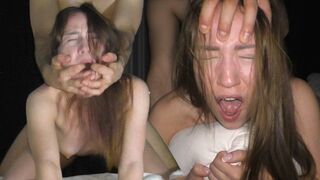 The hottest COLLEGE Babe gets fucked by a huge cock in Bleached Raw