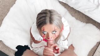 Littlebuffbabe is a crazy bitch that loves to suck cock