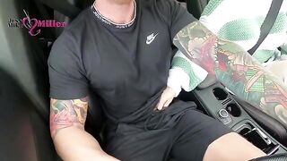 My wife is a slut who likes to suck cock while driving, it's not good for her eyesight