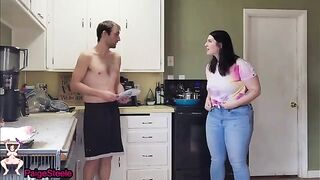 A hot woman proves to her man that she is a great cock sucker