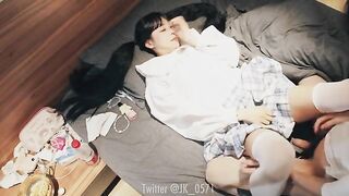 [Personal shooting] Colorful woman's JK cosplay ride sex