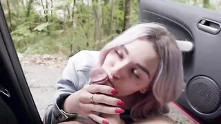 Stranger picked up this girl and fucked her hard in real life