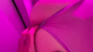 Passionate party sex and dirty Russian talk in a toilet setting