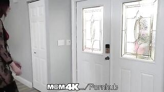 A lonely mother receives a huge BBC as a present on Mother's Day in this steamy MOM4K scene