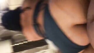 Asian momma with a big ass rides a dick and sucks it in Miami