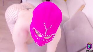 Amateur girl with a thick ass fucked deeply by a big cock