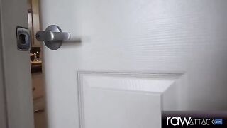 A tiny chick Sera Ryder gets a fat dick in her tight pussy