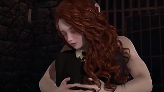 Hermione Granger and Harry Potter fuck on the 3rd floor